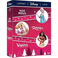 Vaiana, la légende du Bout du Monde + Raiponce + La Reine des neiges