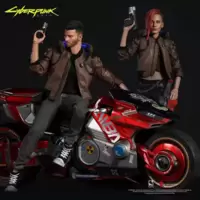 Cyberpunk 2077 -  V & Yaiba Kusanagi