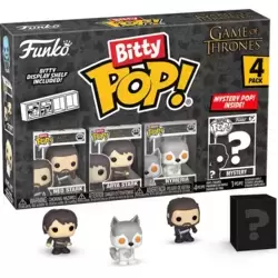 Game Of Thrones - Ned Stark, Arya Stark, Nymeria & Mystery