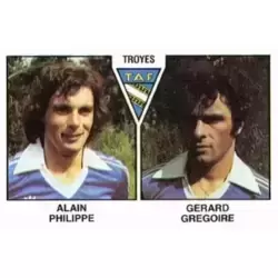 Alain Philippe / Gerard Gregoire - Troyes-Aube F.C.