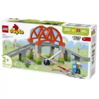 Pont ferroviaire et rails