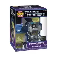 Bitty Bot Transformers - Soundwave With Rumble