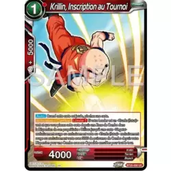 Krillin, Inscription au Tournoi