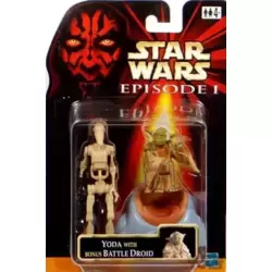 Yoda with bonus battle droid