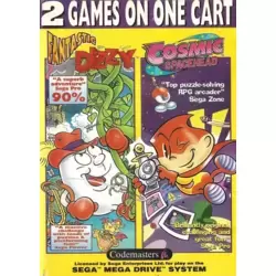 2 Games on One Cart: Fantastic Dizzy and Cosmic Spacehead