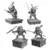 Iron Studios - Teenage Mutant Ninja Turtles - Black & White 4-Pack Mini Co