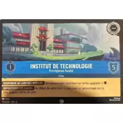 Institut de technologie, Prestigieuse faculté - Brillante