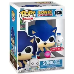 Sonic The Hedgehog - Sonic With Tchao Flocked