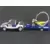 Norev - Tour de France 1/43 - Méga Club + Moto Roue - Michelin - TdF 1998