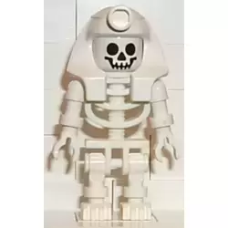 Skeleton with Standard Skull, White Mummy Headdress