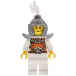 Celestial Warrior - Flat Silver Helmet