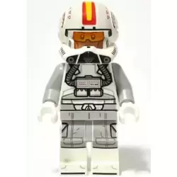 Clone Trooper Pilot (Phase 2) - Light Bluish Gray Arms, Nougat Head (75402)