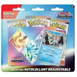 Tripack Collection Autocollant Réajustable Évolutions Prismatiques EV8.5 - Givrali