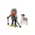 Playmobil Sports d\'hiver - Jeune garçon en raquettes avec son Saint Bernard