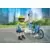 Playmobil Policier - Policier cycliste et borne de recharge électrique