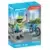Playmobil Policier - Policier cycliste et borne de recharge électrique