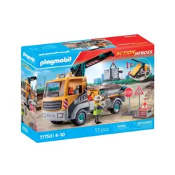 Construction Truck with Crane