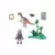 Playmobil Dinosaures - Vélociraptor, explorateur avec lasso et marmotte