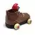 Puffi ESCI / ORLI JOUET (Die Cast Metal) - Grand Schtroumpf dans chaussure marron