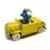 ESCI / ORLI JOUET Puffi Cars (Die Cast Metal) - Smurf in yellow car