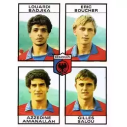 Louardi Badjika / Eric Boucher / Azzedine Amanallah / Gilles Salou - Besançon