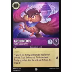 Archimedes - Highly Educated Owl - Foil