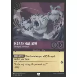 Marshmallow - Terrifying Snowman - Foil
