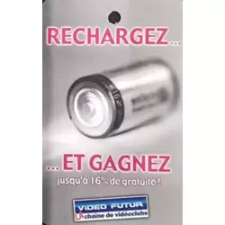 Rechargez et Gagnez jusqu'à 16% de gratuité !