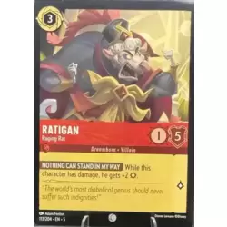 Ratigan - Raging Rat - Foil