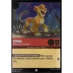 Simba - Adventurous Successor - Foil