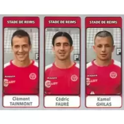 Clément Tainmont / Cédric Fauré / Kamel Ghilas - Stade de Reims