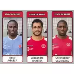 Kossi Agassa / Alexandre Barbier / Christopher Glombard - Stade de Reims