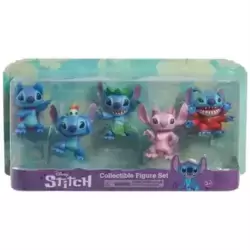 Pack 5 Figurines Disney Stitch Collector