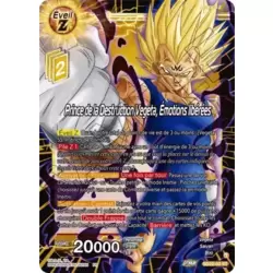 Prince de la Destruction Vegeta, Émotions libérées