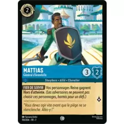 Mattias, Général d'Arendelle
