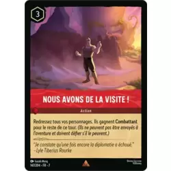 Nous avons de la visite !