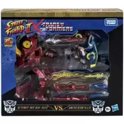Transformers x Street Fighter II - Mash-Up Hot Rod [Ken] vs. Arcee [Chun-Li] 2-Pack