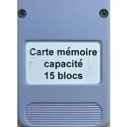 Carte mémoire grise 15 blocs