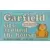 Garfield sits around the house