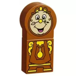 Duplo Figure, Disney Princess, Cogsworth with Yellow Pendulum