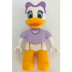 Duplo Figure Lego Ville, Daisy Duck, Medium Lavender Bow (6145759 / 6223292)