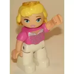 Duplo Figure Lego Ville, Disney Princess, Aurora, Oval Eyes (6062796 / 6078542)