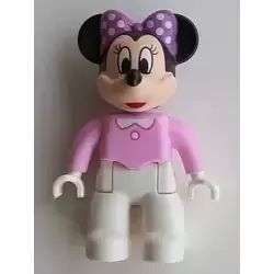 Duplo Figure Lego Ville, Minnie Mouse, Bright Pink Top (6108824 / 6206107 / 6269179)