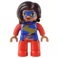 Duplo Figure Lego Ville, Ms. Marvel (Kamala Khan) (6394180)