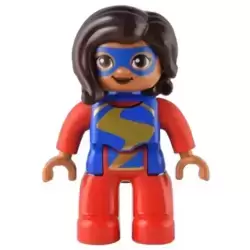 Duplo Figure Lego Ville, Ms. Marvel (Kamala Khan) (6394180)