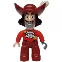 Duplo Figure Lego Ville, Never Land Pirates, Captain Hook (6033085 / 6078507)