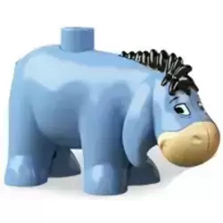 Duplo Figure Winnie the Pooh, Eeyore with Stud on Back (4610196 / 6020640)