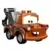 Duplo Tow Mater - Light Bluish Gray Hook Base, Silver Wheels