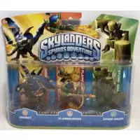 Drobot, Flameslinger & Stump Smash 3 Pack