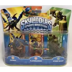 Drobot, Flameslinger & Stump Smash 3 Pack